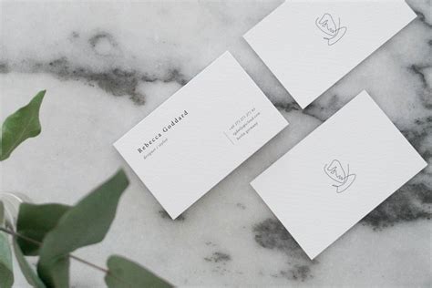My Classic And Minimalistic Business Cards Rg Daily