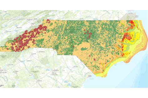 Interactive Map Of North Carolinas Geology And Natural