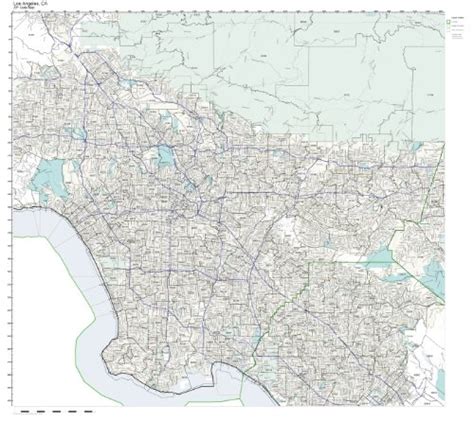 Los Angeles Ca Zip Code Map