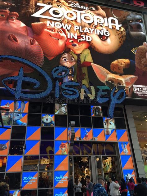 Disney Store At Times Square In New York Editorial Photography Image