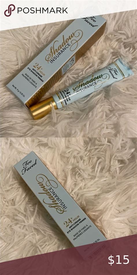 Great for oily lids and glitter shadows! Too Faced "Shadow Insurance " Eye Primer in 2020 | Too faced shadow insurance, Eye primer, Face