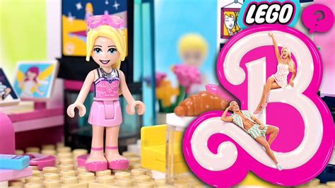 This Barbie Is Lego Scaling Barbie S Dreamhouse To Fit Lego Minidolls Custom Build Challenge