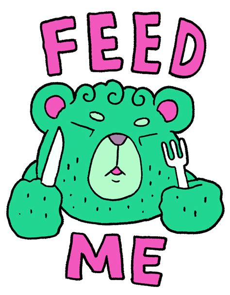 Hungry Feed Me Sticker By Nick Ybarra For Ios And Android Giphy