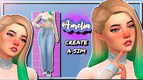AmÉlia Morato The Sims 4 Create A Sim Full Cc The Sims Sims