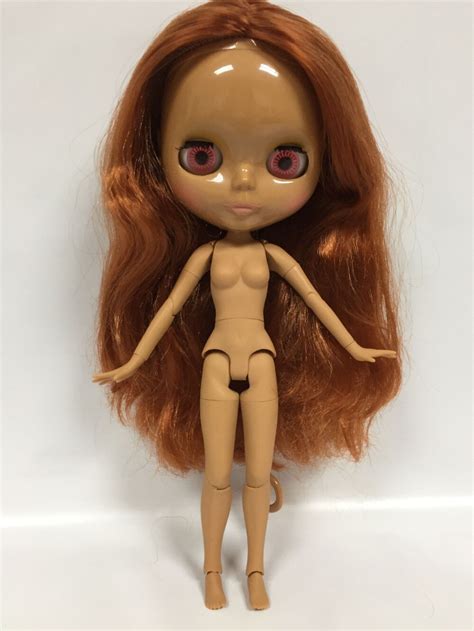 Nude Blyth Doll Joint Body Black Skin With Bang Fashion Doll Factory