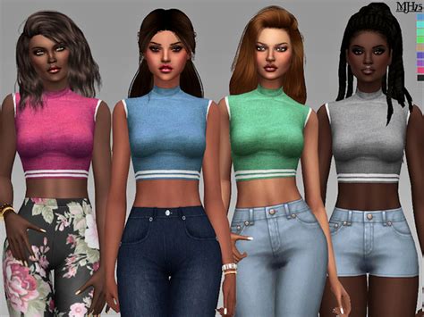S4 Legion Of Sport Tops By Margeh 75 At Tsr Sims 4 Updates