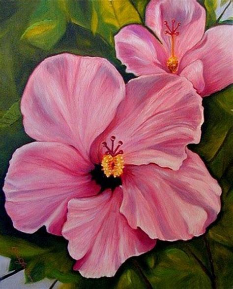 Pin By Thepinmom On Fine Fine Arts Pink Flower Painting Oil Painting