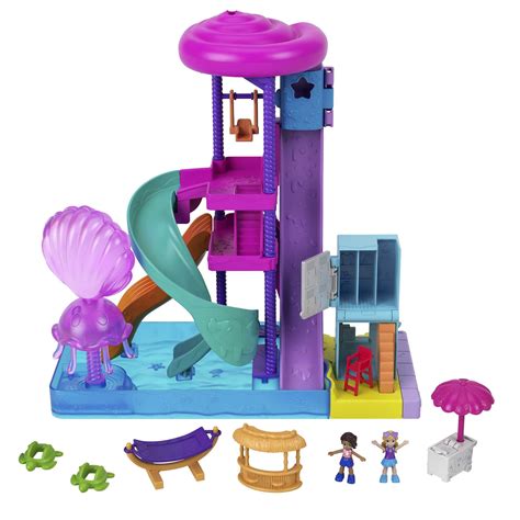 Buy Polly Pocket Outdoor Toy With 2 Micro Dolls And Water Play