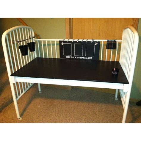 Repurposed Crib Into Desk For The Home Repurposed