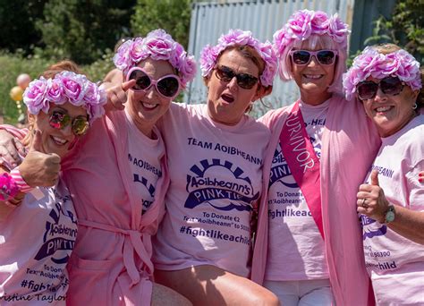 Thousands Of Ladies Take Part In The Annual Strip And Dip For Aoibheanns Pink Tie
