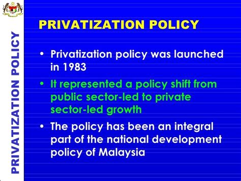 Privatization Policy In Malaysia Malaykiews