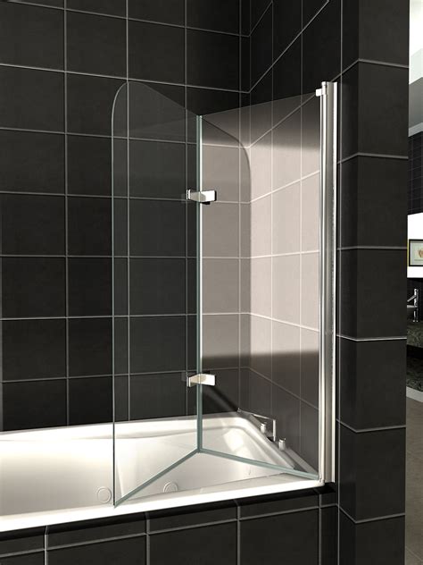 Chrome frameless sliding shower door at walmart and save. Glass Over Bath Shower Door Panel Folding Screen 1400 ...