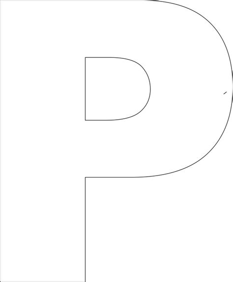 6 best images of free printable alphabet letters p large printable