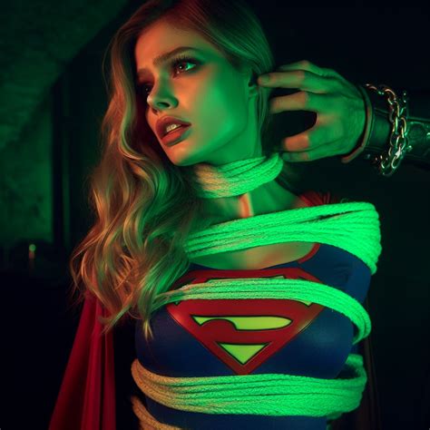 supergirl tied up in the dungeon by necromancer rev on deviantart