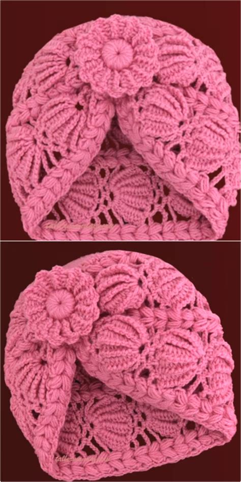 How To Crochet Fan And Shell Stitch Hat Crochet Ideas