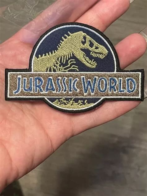 Jurassic Park Jurassic World Movie Ranger Logo Embroidered Iron On