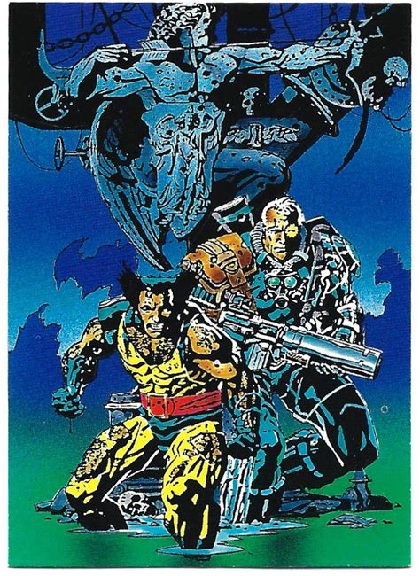 Wolverine From Then Til Now Set 2 Trading Card 62 Cable Mike Mignola
