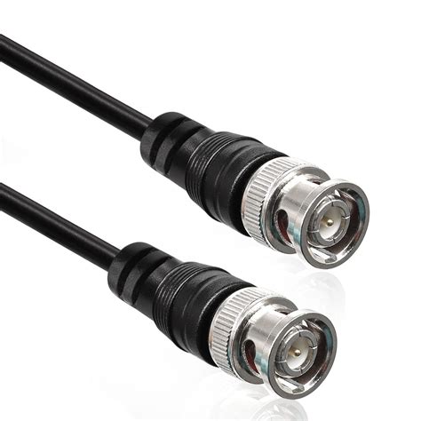Taiss 2pcs Bnc Cablerg58u Coaxial Cable 50ohm Bnc Male To Bnc Male Coaxial Cable