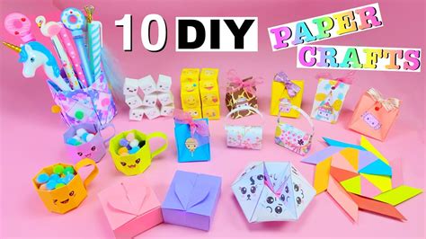 10 Diy Amazing Paper Crafts Ideas You Will Love School Suppliess