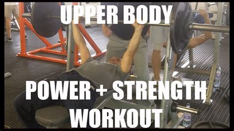 Powerstrength Training Workout Upper Body 3 Weeks Out From Wbff