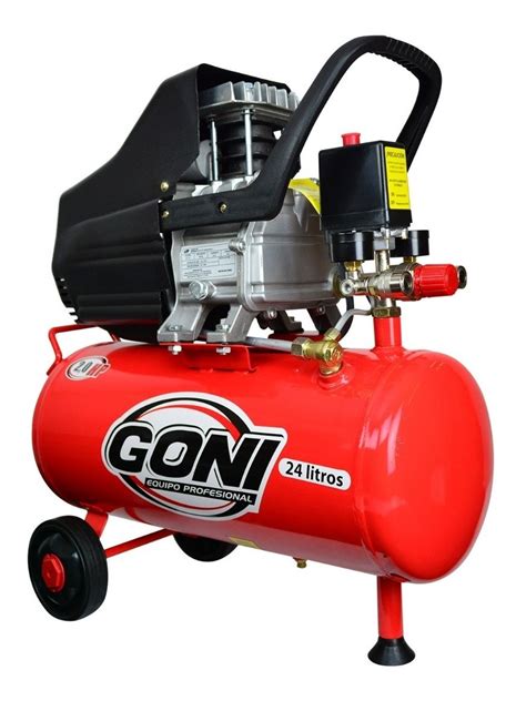 Compresor Goni 2 Hp 24 Lts 160 Lpm Lubricado Envio Gratis 228900