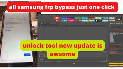 Bypass Frp All Samsung One Click New Method Support Android Unlock Tool