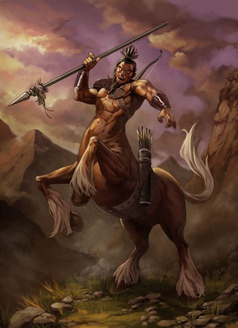 Centaur By Kikicianjur On Deviantart Centaur Fantasy Creatures