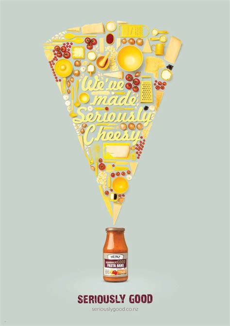 Heinz Seriously Good Pasta Sauce: Seriously Cheesy | Creative ads, Ads ...
