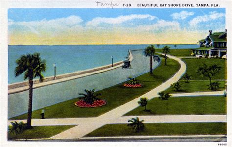 Need a dmv office in tampa, florida? Florida Memory - Beautiful Bay Shore Drive - Tampa, Florida