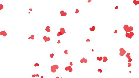 Hearts Overlay White Backgroung Hd Video Overlay Youtube