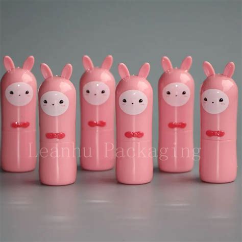 Empty Cute Pink Alpaca Shape Lip Gloss Container Kid Design Lipstick