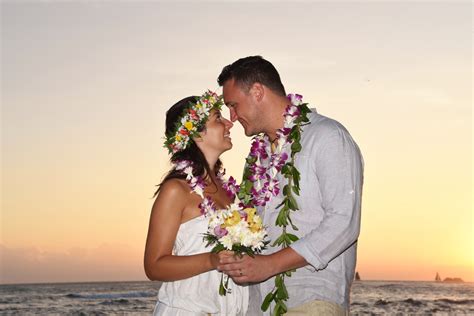 Hawaii Sunset Weddings Leahi Beach Sunset