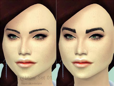 The Sims Resource Eyebrow Set 01
