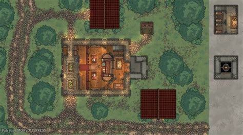 Lmop Phandalin Building Townmasters Hall 37 X 24 Battlemaps