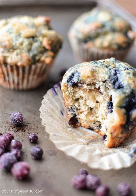 This muffin recipe is easy to make in one bowl in just a few steps. The Best Blueberry Muffins - A Burst of Beautiful