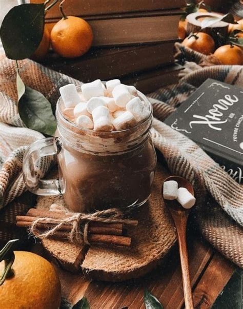 Capturing The Aesthetics Of The Fall Season Marshmallow Topped Up Hot