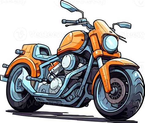 Cartoon Anime Motorbike Ai Generate 25220188 Png