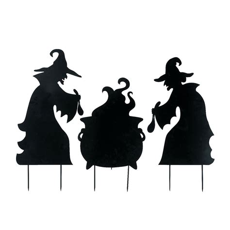 Silhouette Witch Yard Signs Halloween Décor Discontinued Halloween