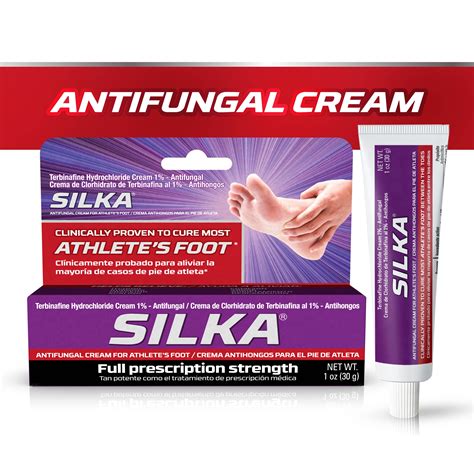 Silka Antifungal Cream Prescription Strength Fungus Foot Treatment 1oz