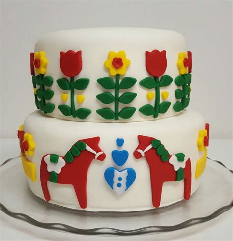 Swedish Theme Birthday Cake Themed Cakes Birthday Party Cake Party