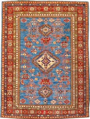137 x 87 cm (53,9. Neuer Afghanistan Kazak Teppich : teppichportal.ch