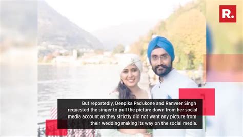 Deepika Padukone Ranveer Singh Wedding Singer Harshdeep Kaur Shares First Picture From The