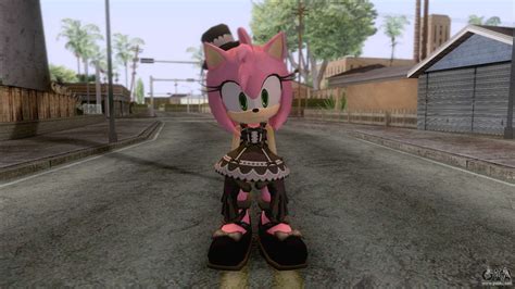Sonic Runners Amy Rose Gothic For Gta San Andreas