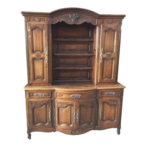 Secure, easy checkout · buyer protection Antique Carved French Provincial China Cabinet | Chairish