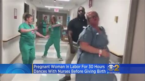 viral video woman in labor has dance party at hospital youtube