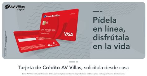 Banco Av Villas On Linkedin Solicita Tu Tarjeta De Crédito Online Banco Av Villas