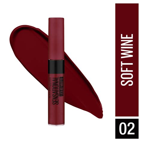 Buy Maybelline New York Sensational Liquid Matte Lipstick Soft Wine G Online Purplle