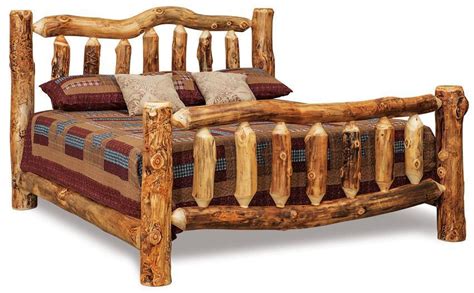 Rustic Amish Log Cabin Bed From Dutchcrafters Amish Furniture