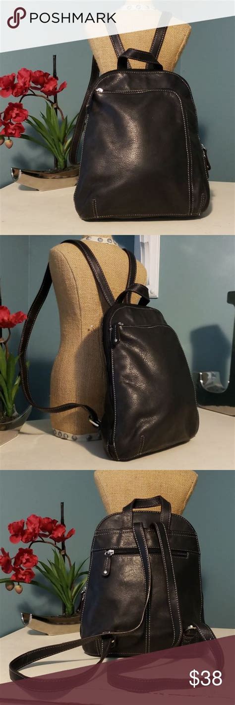 Tignanello Leather Backpack Purse Leather Backpack Purse Backpack