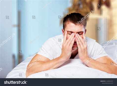 Male Lack Sleep Stock Photo 1249832167 Shutterstock